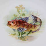 Satz Jugendstil Fischteller 1902/08 - Foto 2
