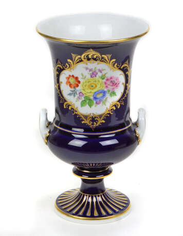 Meissen Kratervase *Blumenbouquet* - photo 1