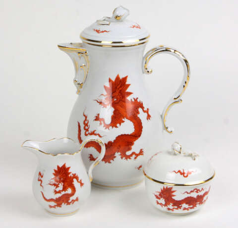 Meissen Kaffeekern * Ming Drache* - photo 1