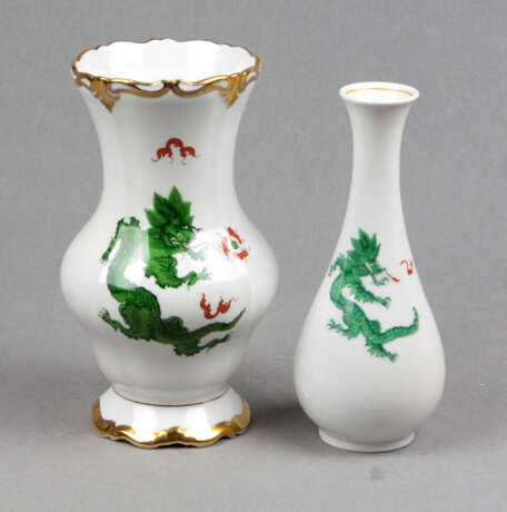 2 Vasen *Ming Drache* - photo 1
