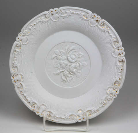 Meissen Biedermeier Reliefteller um 1820 - photo 1