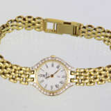 Diamant Damen Armbanduhr - Gelbgold 585 - фото 1