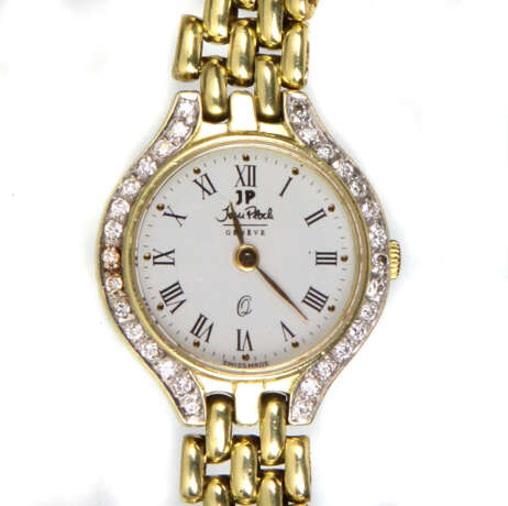 Diamant Damen Armbanduhr - Gelbgold 585 - Foto 2