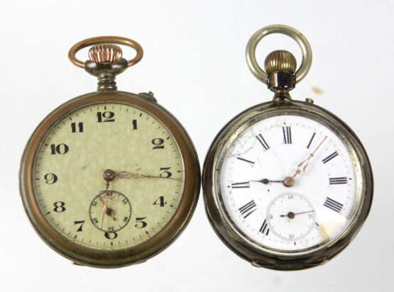 2 Herren Taschenuhren um 1880/1900 - photo 1
