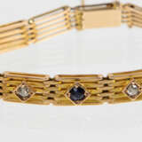 Brillant Saphir Armband - Gelbgold 585 - photo 2