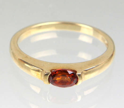 Hessonit Granat Ring - Gelbgold 375 - photo 1
