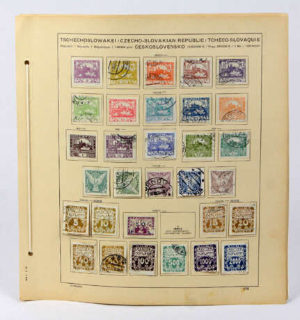 Briefmarken Tschechoslowakei 1918/35 - фото 1