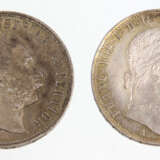 2x 1 Gulden Österreich 1858/90 - фото 1