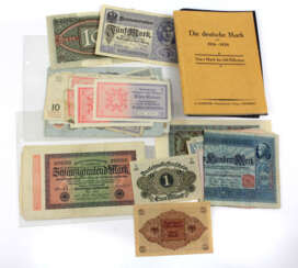 Die Deutsche Mark 1914/24 u. Geldscheine
