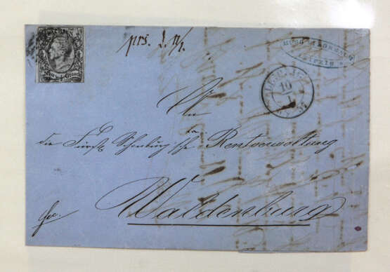 8 Briefe Sachsen 1846/63 - Foto 2