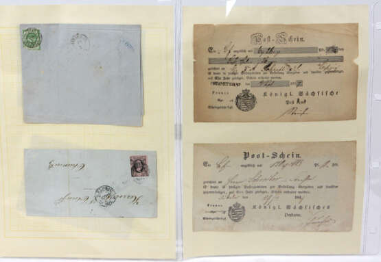 8 Briefe Sachsen 1846/63 - фото 3
