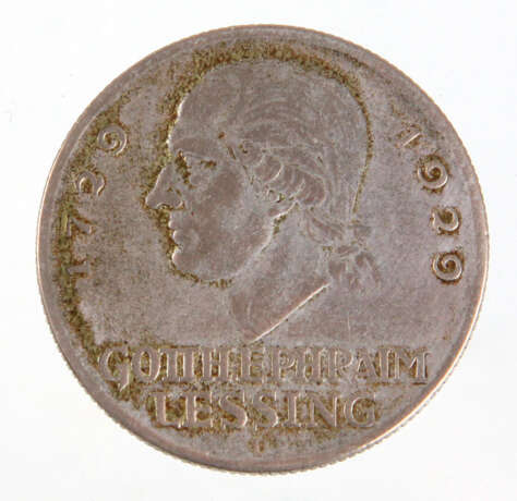 3 Reichsmark 200. Geburtstag Lessing 1929D - Foto 1