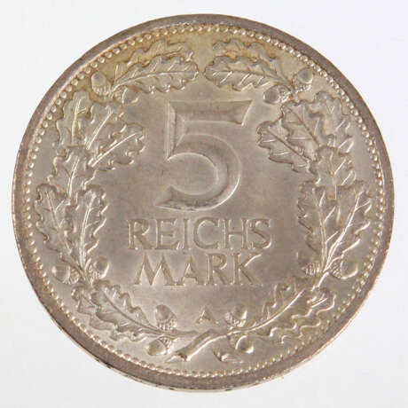 5 Reichsmark Rheinland 1925 A - photo 1