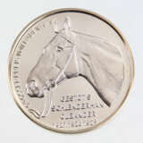 Feinsilber Medaille Pferdesport 1979 - Foto 1