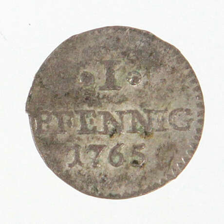 1 Pfennig Sachsen 1765C - photo 1