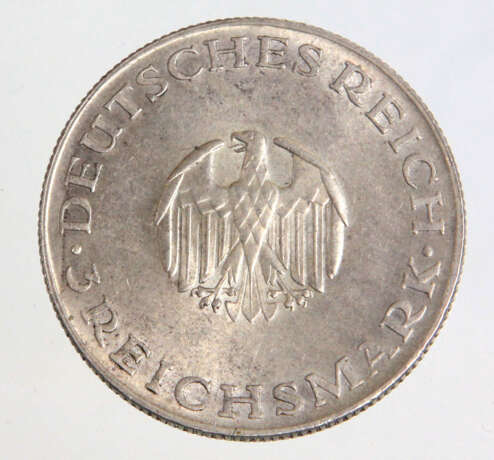 3 Reichsmark 200. Geburtstag Lessing 1929D - photo 2