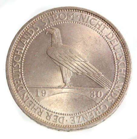 3 Reichsmark Rheinlandräumung 1930A - Foto 1