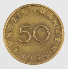 50 Franken Saarland 1954