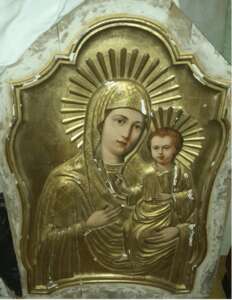 Икона Тихвинская Богородица 19 век