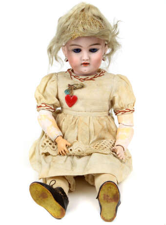 Porzellankopf Puppe um 1900 - Foto 1