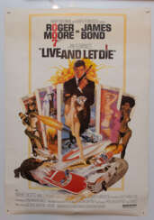 THE BEATLES- POSTER 5: PAUL MCCARTNEY,"LIVE AND LET DIE" Original Movie Poster,BeNeLux 1973