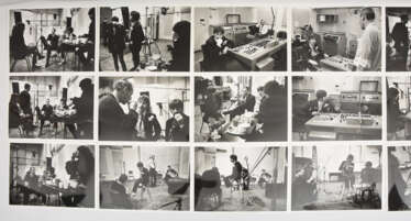 THE BEATLES- PHOTOGRAPHS 3: RECORDING SGTiefe: PEPPER, 19 lizensierte SW-Fotos des Times Newspaper Magazines, London 1967