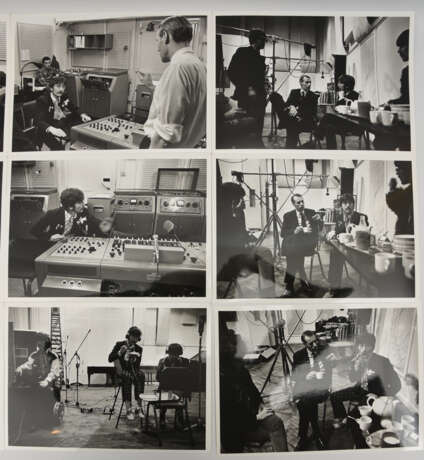 THE BEATLES- PHOTOGRAPHS 3: RECORDING SGTiefe: PEPPER, 19 lizensierte SW-Fotos des Times Newspaper Magazines, London 1967 - Foto 4