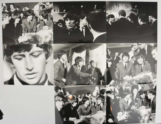 THE BEATLES- PHOTOGRAPHS 6: "Press Conference Premiere of A Hard Day´s Night", SW-Abzüge auf Fotopapier, Liverpool 1964 - фото 1