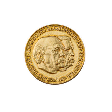Preussen - Glöckler Goldmedaille, Bismarck und Hindenburg, - Foto 1