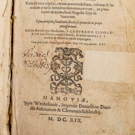Literatur zu antiker Mythologie, 17. Jahrhundert. - - photo 2