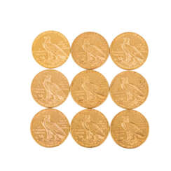 9 x USA in GOLD -