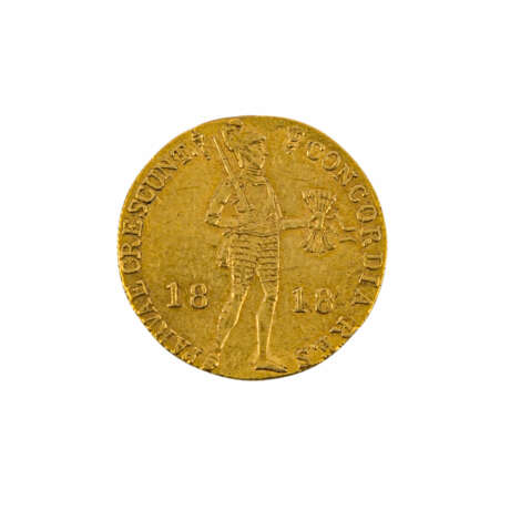 Niederlande/GOLD - 1 Ritterdukat 1818, Willem I., ss, - Foto 1