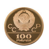 Russland/GOLD - 100 Rubel 1980 Olympiade Moskau, - фото 2