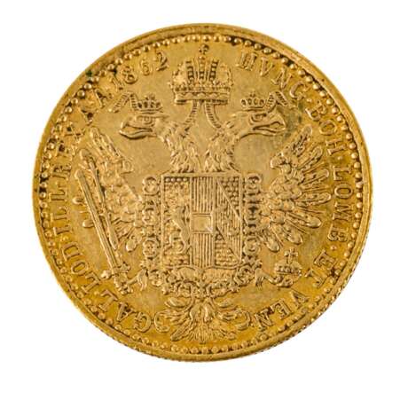 Österreich/GOLD - 1 Dukat 1862 A (Wien), - photo 2