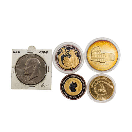 Münzen und einige DM-Banknoten, mit GOLD und SILBER - - фото 3