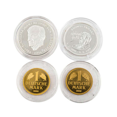 Münzen und Medaillen mit GOLD und SILBER - - photo 2