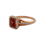PFANDAUKTION - 1 Ring Brillanten Granat Rosegold 14 Kt - photo 5