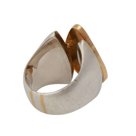 Ring mit Opaltriplette ca. 23x13 mm - photo 3