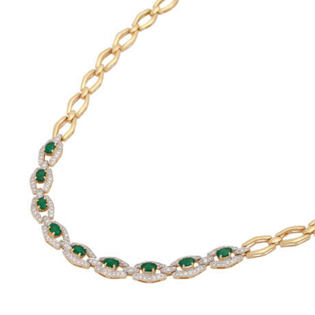 Collier mit Smaragden und Brillanten - photo 4