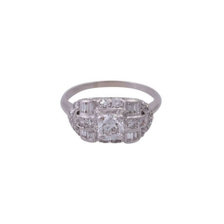 Ring mit Diamanten zusammen ca. 1,2 ct - Foto 1