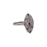 Art Déco Ring mit Diamanten, zusammen ca. 0,5 ct, - photo 2