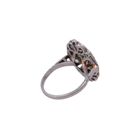 Art Déco Ring mit Diamanten, zusammen ca. 0,5 ct, - photo 3