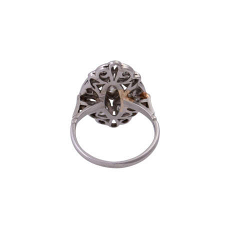 Art Déco Ring mit Diamanten, zusammen ca. 0,5 ct, - фото 4