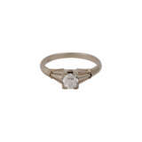 Ring mit Altschliffdiamant ca. 0,5 ct, - фото 1