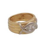 Ring mit einem Diamanten im Navetteschliff von 0,76 ct, - фото 2