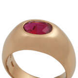 Ring mit Rubin ca. 1,7 ct, - Foto 5