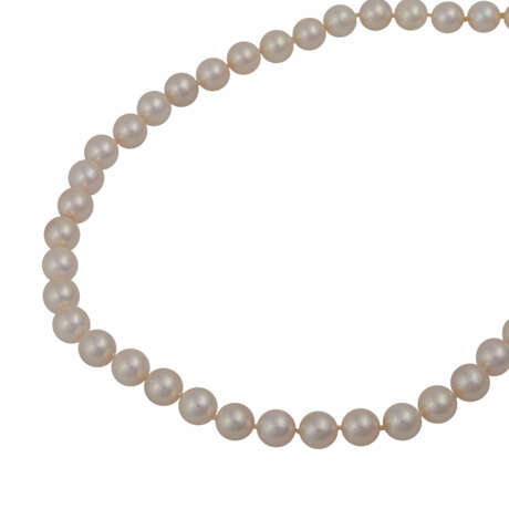 Perlenkette aus feinen Akoyazuchtperlen, - фото 4