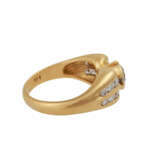 Ring mit Brillanten, zusammen ca. 1,01 ct (punziert), - photo 3