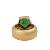 Ring mit grünem Turmalin, - photo 4