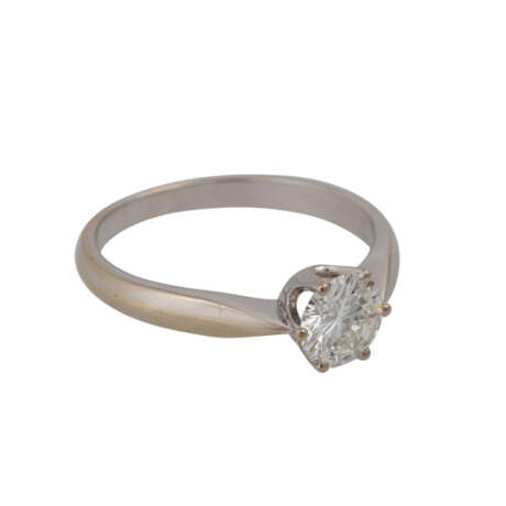 Ring mit Brillant ca. 0,95 ct, - photo 2